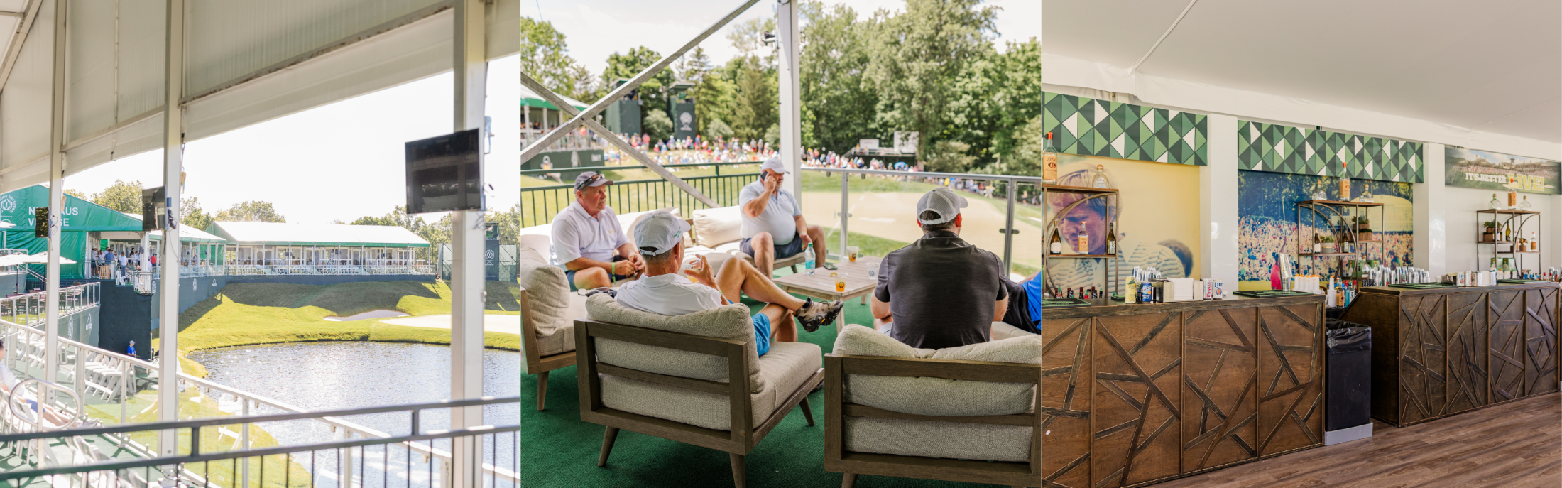 Nicklaus Club seats and green view